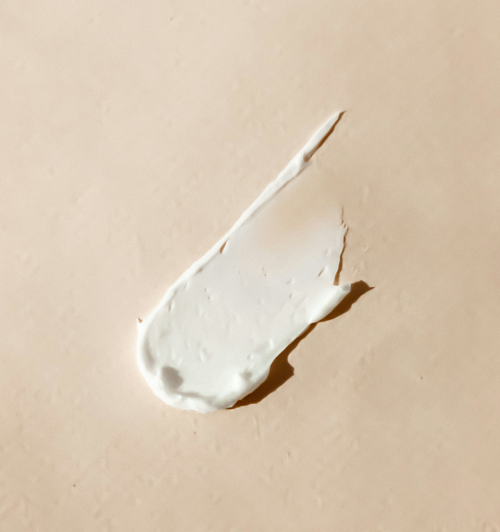 A smooth skincare cream texture