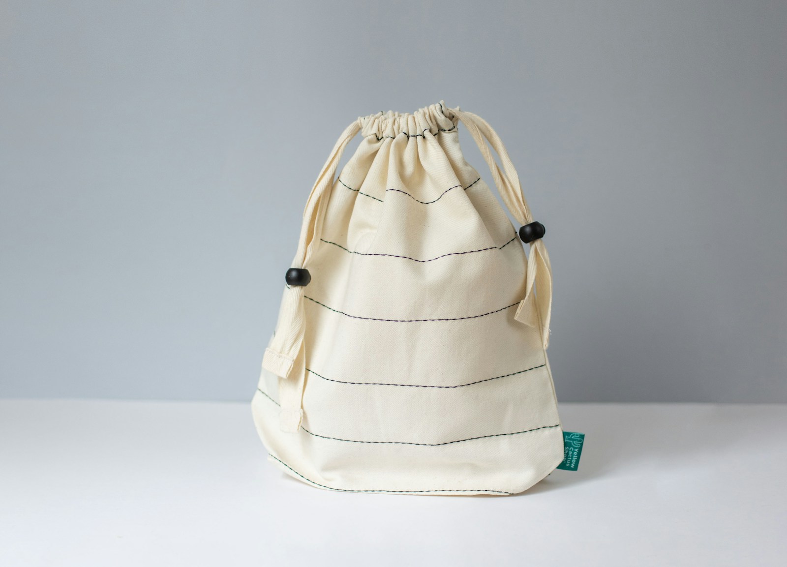 A reusable fabric pouch